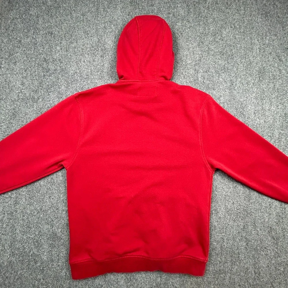 Jordan Sport Crossover Hoodie Mens M Red Dri-FIT Jumpman Pullover Cotton Blend